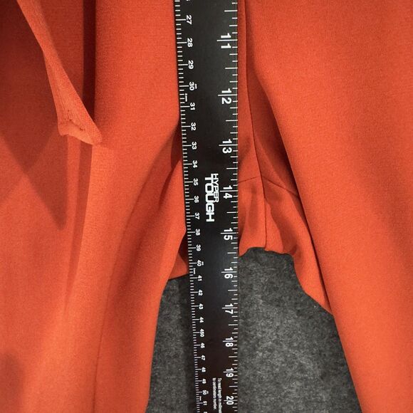 A.L.C. Kieran Jumpsuit Women's 4 Terracotta Orange Pleated Belted Tailored Pleat - Picture 6 of 13